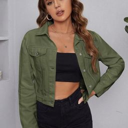 DIMPY GARMENTS Women Lightweight Denim Jacket-image-6