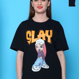Dreambe Women Typography 2 Printed Applique T-shirt-picture-45