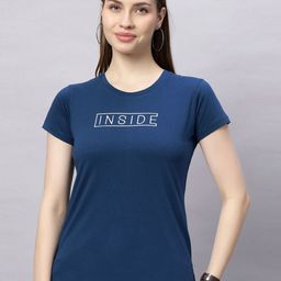 QUIRA Women Typography Printed T-shirt-image-74