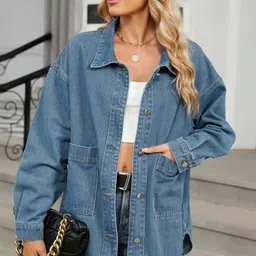 StyleCast x Revolte Women Lightweight Open Front Jacket-picture-25