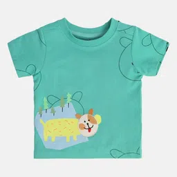 MINI KLUB Boys Printed Pockets T-shirt-image-84