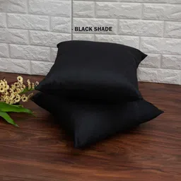 RoyalDeco Black Set of 2 Square Cushion Covers image 5