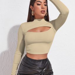 AVANOVA Sheen Sheer Crop Top-image-39