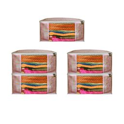 AMAK INC Orange Fabric Multi-Utility Wardrobe Organisers-picture-10