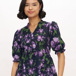 AASK Women's Polyester Printed Navy Blue Color Regular Top-picture-21