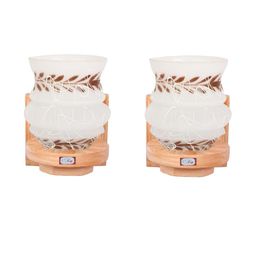 SOMIL Brown Glass Cylinder Printed Wall Lamps-image-68