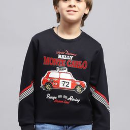 Monte Carlo Boys Printed Pullover Cotton Sweatshirt-picture-32