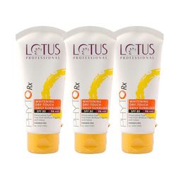 Lotus Professional Set Of 3 PHYTORx Whitening Dry Touch Sunscreen - 50g Each image 1