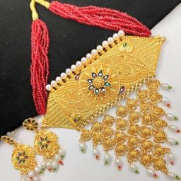NIKYANKA Gold-Plated Alloy Jewellery Set-image-91