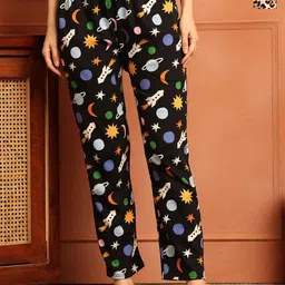 ETC Pack Of 2 Cotton Mid-Rise Lounge Pants-image-1