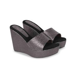 SHOE LAB Women Colourblocked Wedge Peep Toes-33
