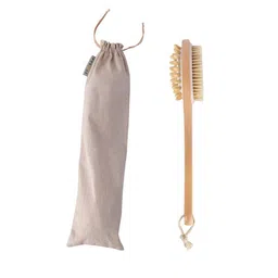 ECOSAA Double Sided Wooden Bath Brush-11