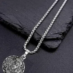 J.S ENTERPRISES Circular Pendants with Chains-32