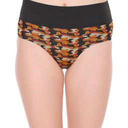 Selfcare Womens Cotton Printed High Rise Hipster Brief-image-19