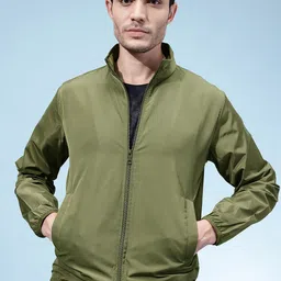 SZN Mock Collar Windcheater Bomber Jacket-picture-28
