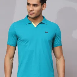 Cloak & Decker by Monte Carlo Men Solid Polo Collar T-shirt-image-92