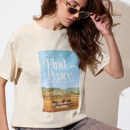 The Roadster Lifestyle Co. Graphic Printed Pure Cotton Oversized Fit T-Shirt-picture-25