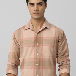 Mufti Men Slim Fit Opaque Checked Casual Shirt-image-33