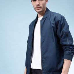 SZN Stand Collar Windcheater Bomber Jacket-picture-20
