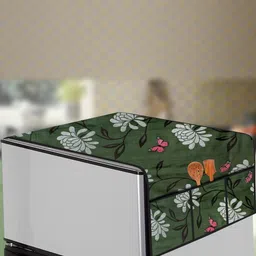 The Furnishing Tree Green Plastic Refrigerator Cover-image-82