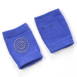 zoe Baby Cotton Knee Pads Pack of 2 Pairs - Red & Blue image 4