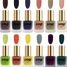 VOLO Set of 12 Velvet Matte Nail Polish - 8 ml Each-image-80