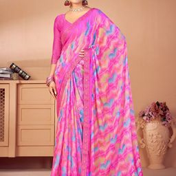 Panzora Geometric Printed Zari Saree-7