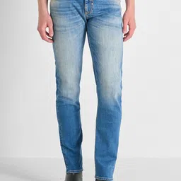 Antony Morato Men Tapered Fit Low Distress Heavy Fade Jeans-image-61