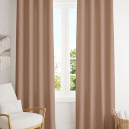 Parda Online Beige Black Out Long Door Curtain-image-38
