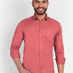 MEGHZ Men Slim Fit Opaque Casual Shirt-image-97