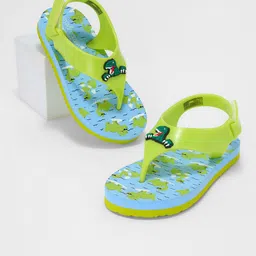 Pantaloons Junior Boys Printed Rubber Thong Flip-Flops-17