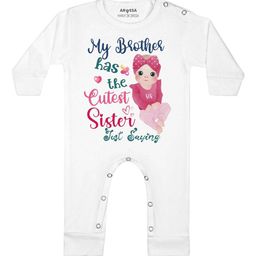 Arvesa Cutest Sister Printed Bodysuit-image-87