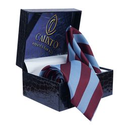 CALIXTO Men Set Of 2 Striped Accessory Gift Set-image-83