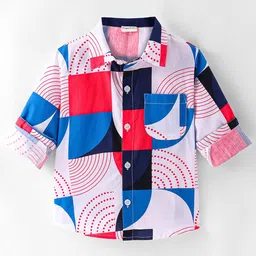 CrayonFlakes Boys Opaque Checked Casual Shirt-image-11