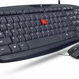 iball wiofy Wintop Soft Key Keyboard and Optical Mouse Combo Wired USB Standard Multi-device Keyboard Compatible with Desktop, Laptop, Mac stand support,multimedia_keys,?iBall WinTop V3.0 image 2