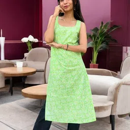 JAIPUR HAND BLOCK Floral Printed Square Neck Pure Cotton Straight Kurta-picture-16