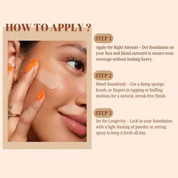 LAKYOU BEAUTY High Coverage Waterproof Base Foundation- 80 ml image 5