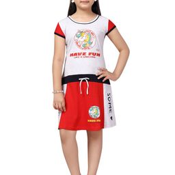 BAESD Girls Printed A-Line Dress-image-22