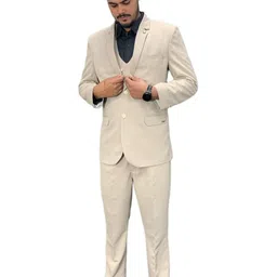 GARGIAN Master Cut Slim Fit solid Single-Breasted Formal 2 Piece Suits-picture-22