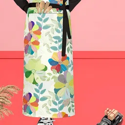 ArtzFolio Printed Waist to Feet Apron-39