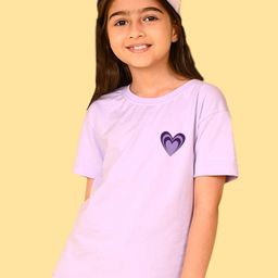 NUSYL Girls Printed Oversized T-shirt-picture-28