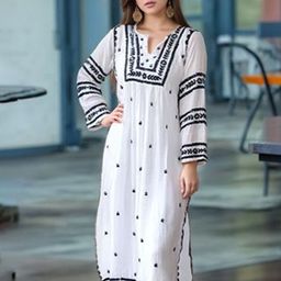 Anni Designer Geometric Embroidered Thread Work Kurta-image-27