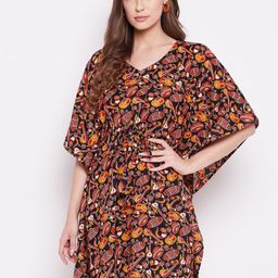 TULIP 21 Tribal Printed Extended Sleeves Cotton Kaftan Kurta-image-30