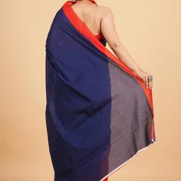 Lovwear Blue Pure Cotton Sarees-picture-45