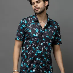 GO DEVIL Graphic Printed Short Sleeves Shirt-picture-49