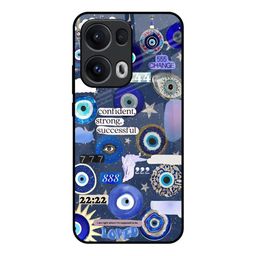 QRIOH Mystic Gaze Oppo Reno13 Pro 5G Glass Back Case Mobile Accessories-image-98