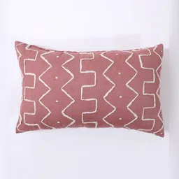 Art Avenue White & Pink Geometric Rectangle Cushion Covers-image-70