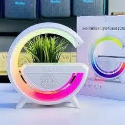 4uonly G Shape Bluetooth Speaker with 12W Wireless Charger Home Audio bhu4 56 W Bluetooth Party Speaker-20