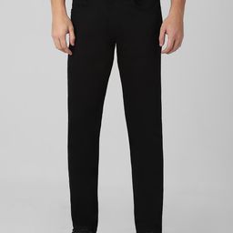 mufti Men Straight Fit Mid Rise Black Jeans-picture-30
