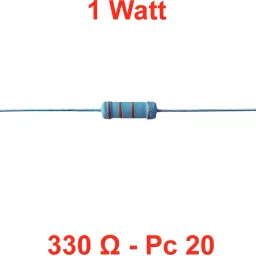 20 pieces of 330 Ohm_1WATT Resistance Fixed Resistor-image-9